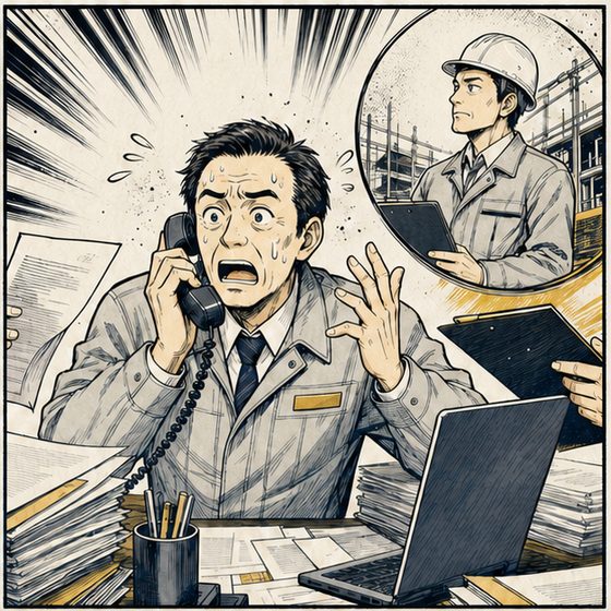 電話で焦る社員