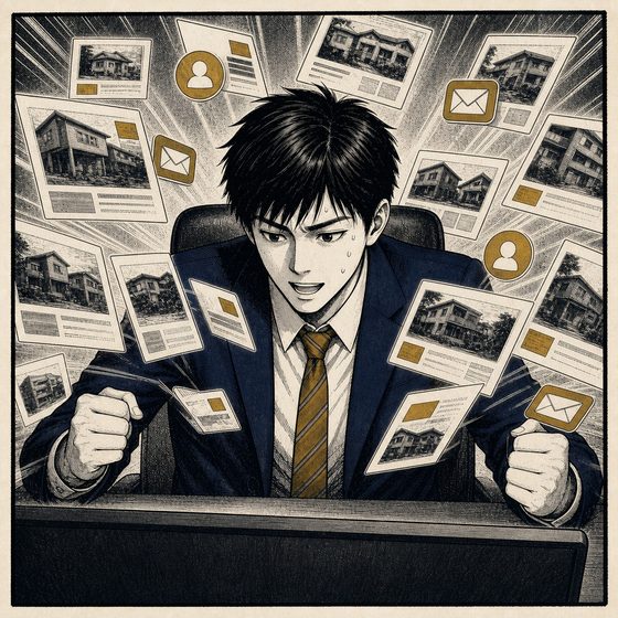 fudosan 結のコマ